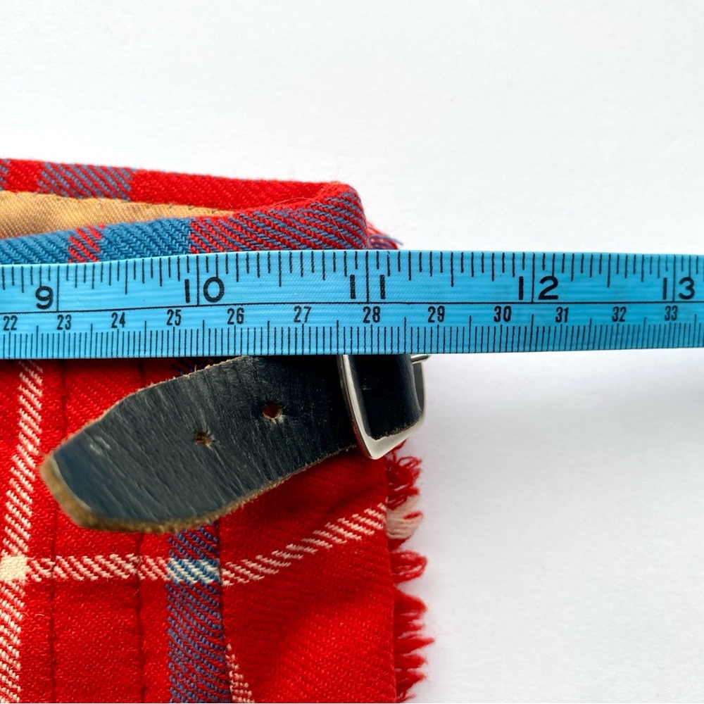 Vintage Childs Custom Wool Kilt - Red & Blue Tartan - Picture 3 of 7